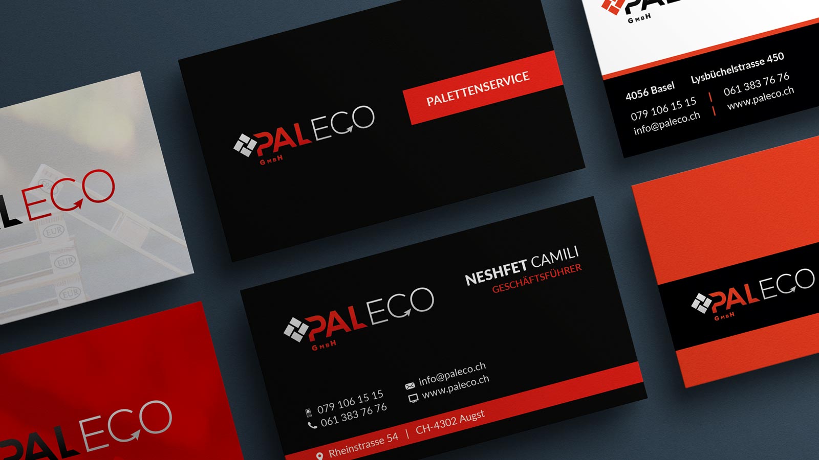 Paleco GmbH - Visitenkarten in mehreren Varianten